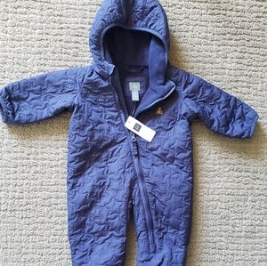 NWT Baby GAP Lightweight Bundler Snowsuit 0-3M